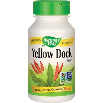 Image 1 of Nature's Way Yellow Dock Root 500 mg [100 капсули]