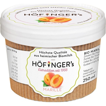 Höfingers Bio sorbet meruňkový vegan 250 ml