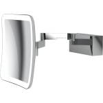 Decor Walther Увеличително козметично огледалце x5 Vision квадратно стенно хром (0123200)