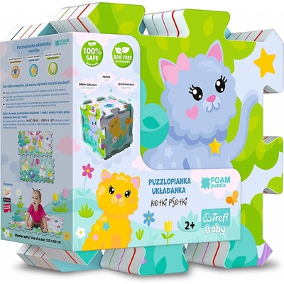 Trefl Pěnové puzzle Rozverná koťata