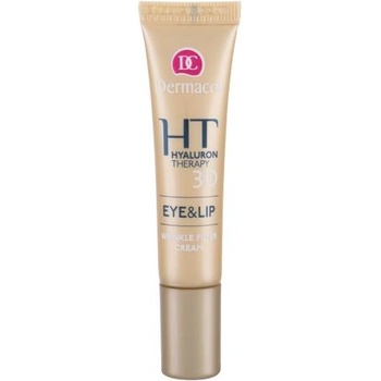 Dermacol 3D Hyaluron Therapy Eye&Lip Wrinkle Filler Cream ремоделиращ крем за околоочна зона и устни 15 ml за жени