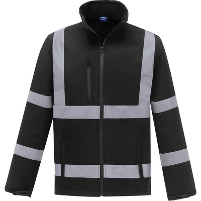 Yoko hi-vis hvk09 / Софтшел светлоотразително яке - черно xl (79vk0900204)