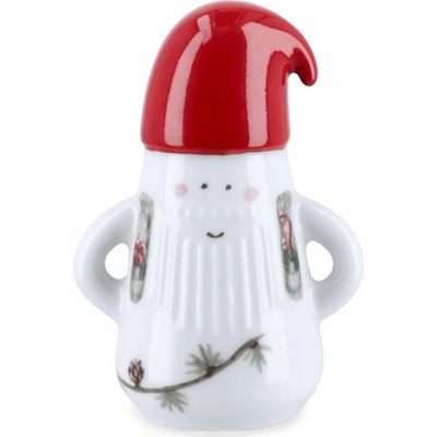 KÄHLER Porcelánová figurka Hammershøi Christmas Father Elf, bílá barva, porcelán