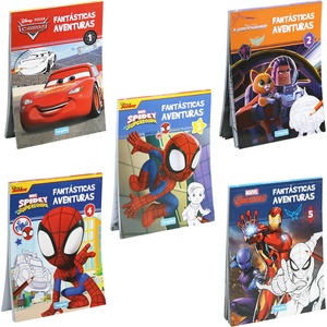 Europrice ТЕФТЕР КНИЖКА ЗА ОЦВЕТЯВАНЕ disney ГЕРОИ 96 СТР. 5 ВИДА