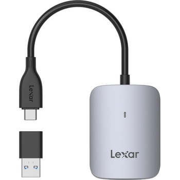 Lexar Четец за карти Lexar - Professional CFexpress Type A/USB-A/USB-C, сребрист (LRW515U-RNHNG)