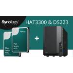 Synology DiskStation DS223 Bundle 6TB NAS устройство