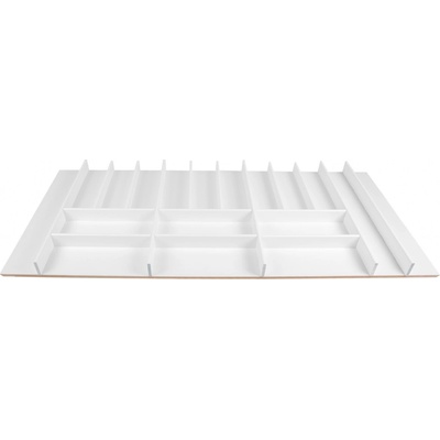 Příborník Elletipi Wood Line do zásuvky 120 cm, bílý, PLC M50120 18 PLC_M50120_18