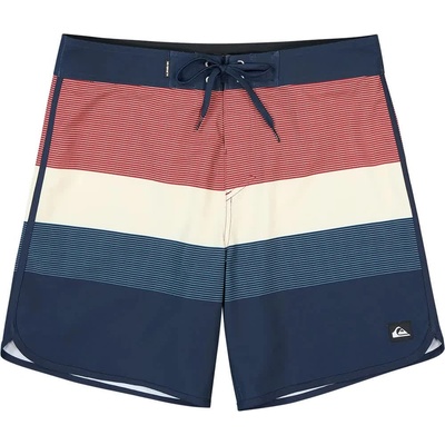 Quiksilver Бански гащета Quiksilver Surfsilk Scallop 18´´ swimming shorts - Blue (Dark Navy Tijuana)