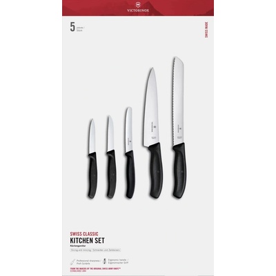Victorinox kuchyňská sada 5ks černá