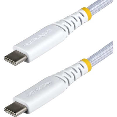 StarTech USB2CC2MNCBRWH Braided USB-C Charging 2m