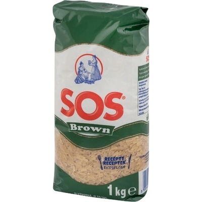SOS rýže hnědá 1 kg