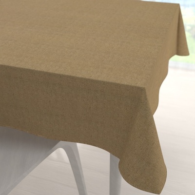 Biante Dekoračný štvorcový obrus PML-121 Zlatohnedá režná 130x130 cm