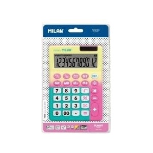 MILAN Calculator 12 items Sunset yellow-pink MILAN Калкулатори