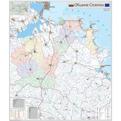 Mapmedia Карта на община Созопол