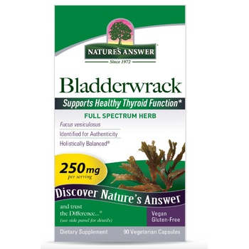Nature's Answer Bladderwrack, 250 mg, 90 вегетариански капсули
