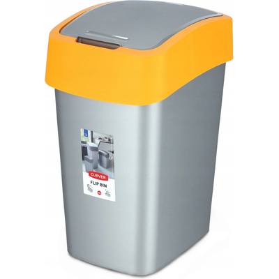 Curver Flip Bin sivo-oranžový 9 l