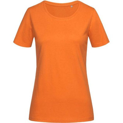Stedman crew neck t lux / Дамска тениска - оранжева s (05760023501)