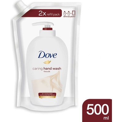 Dove Silk Supreme tekuté mydlo náhradná náplň 500 ml