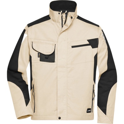 James & Nicholson | JN 821 Pracovná bunda Strong_02.0821 stone black