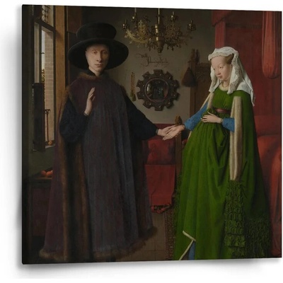 Sablio Obraz Svadba manželov - Jan van Eyck - 50x50 cm