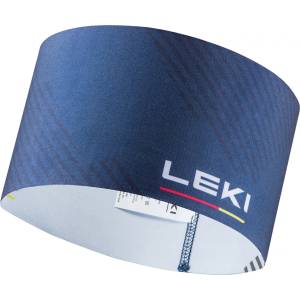 Leki Лента за глава Leki XC Headband - Dark Denim / White / Grey - размер One Size (904-3105-0211)