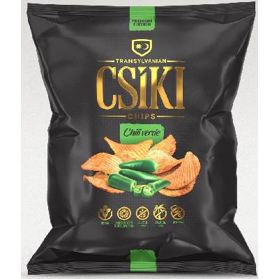 Zemiakové lupienky zelené čili pálivé 60 g