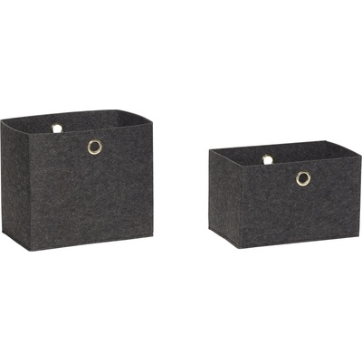 Hübsch Панер Hübsch филц сив 2 бр (680602)