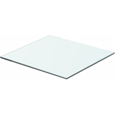 vidaXL Плоча за рафт, прозрачно стъкло, 40 x 30 см (243816)