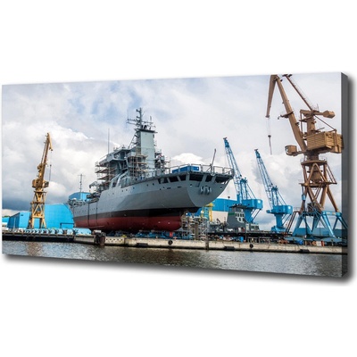 Foto obraz na plátne Dok loď 100x50 cm