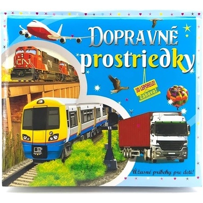 Dopravné prostriedky 3D leporelo