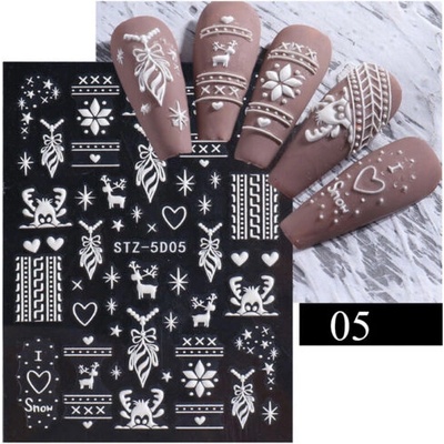 3d Лепенки - снежинки, модел 05 (dw5s05)