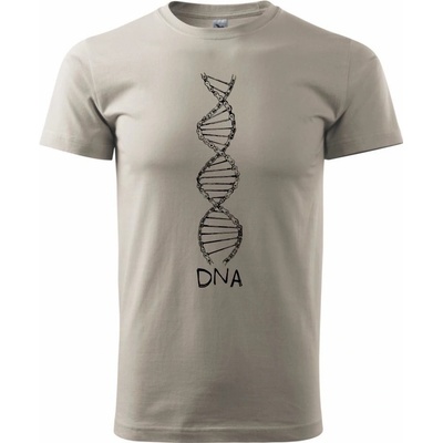 Cyklistovo DNA triko ledově šedá