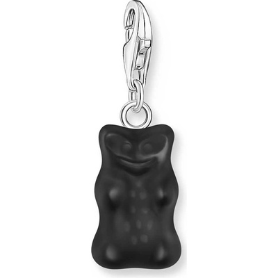 Thomas Sabo 2194 017 11 Silverner náramek Gold Bears Pendant in Black
