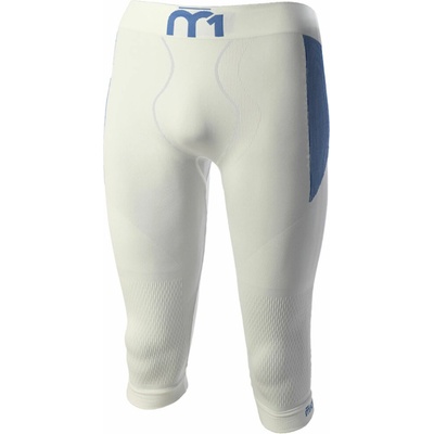 Mico, 3/4 TIGHT PANTS M1 SKINTECH biela,modrá ii