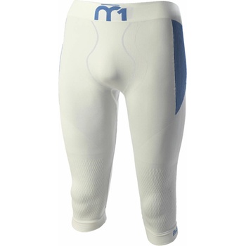 Mico, 3/4 TIGHT PANTS M1 SKINTECH biela,modrá ii