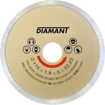 Diamant Kotouč plný 180 mm 121018