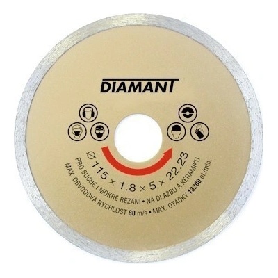 Diamant Kotouč plný 180 mm 121018