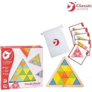 Classic World Триъгълна дървена Мозайка - Classic World