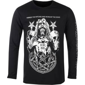 ROCK OFF мъжка тениска с дълъг ръкав Rob Zombie - Devil - ROCK OFF - RZLST10MB