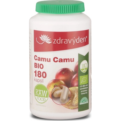 Zdravý den Bio Camu Camu Raw 180 kapslí