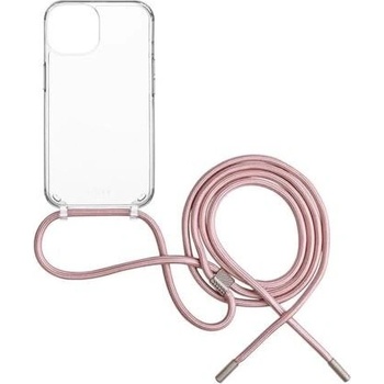 FIXED Pure Neck se šňůrkou na krk Apple iPhone 15 růžové FIXPUN-1200-PI