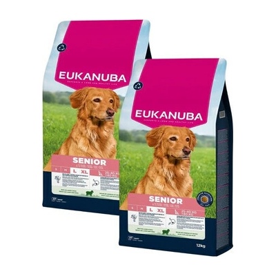 Eukanuba Senior Large & Giant Breed rich in Lamb & Rice 2 x 12 kg