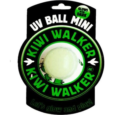 Kiwi Walker UV míček mini svítící ve tmě 6 cm