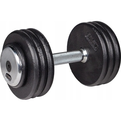 inSPORTline Chromované činky s pevnou hmotností 1 x 17,5 kg