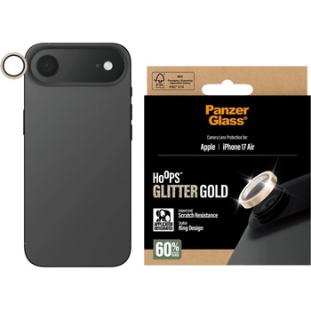 Panzer Протектор за камера PaznerGlass Hoops за iPhone 17 Air, Glitter Gold