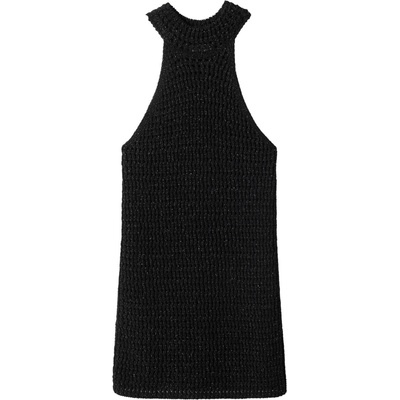 MANGO Плетена рокля 'Hugo' черно, размер L