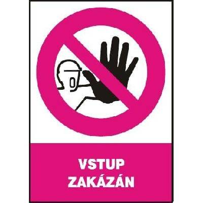 MAGG Vstup zakázán - samolepka A5 120225