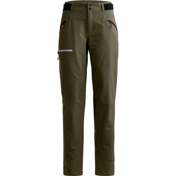 Ortovox Дамски софтшел панталон Ortovox Women's Seceda Softshell Pants Softshell trousers - Dark Wild Herbs (108-1017-0312)