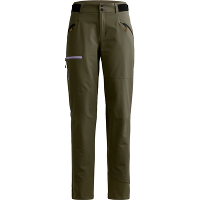 Ortovox Дамски софтшел панталон Ortovox Women's Seceda Softshell Pants Softshell trousers - Dark Wild Herbs (108-1017-0312)
