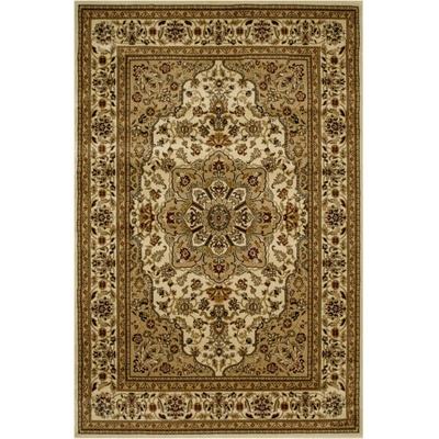 Najkoberce Super Rose 3792A ornament kvetinový krémový / béžový